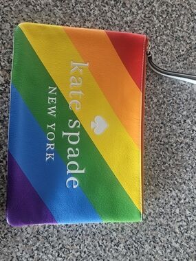 Kate Spade Rainbow Stripe Wristlet - Multicolor